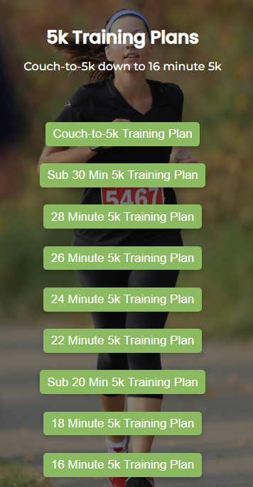 5k Training Plans